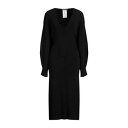 【送料無料】 アルベルタ フェレッティ レディース ワンピース トップス Midi dresses Black