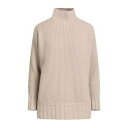 【送料無料】 マロ レディース ニット&セーター アウター Turtlenecks Beige