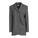 【送料無料】 リメイン バーガー クリステンセン レディース ジャケット&ブルゾン アウター Blazers Grey(4)