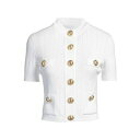【送料無料】 バルマン レディース カーディガン アウター Cardigans White