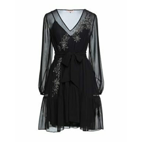 【送料無料】 ツインセット レディース ワンピース トップス Mini dresses Black