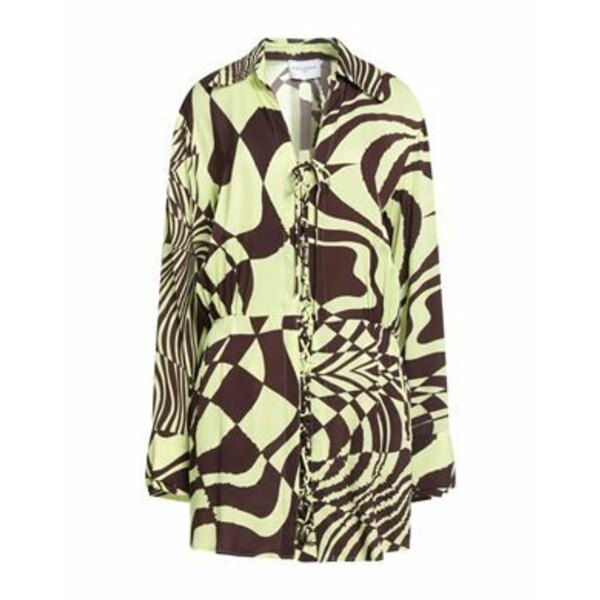̵ ٥ ֥󥷥 ѥ ǥ ԡ ȥåץ Mini dresses Green