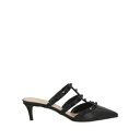 【送料無料】 ヴァレンティノ ガラヴァーニ レディース サンダル シューズ Mules & Clogs Black