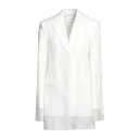 【送料無料】 スポーツマックス レディース ジャケット&ブルゾン アウター Blazers White