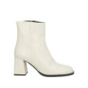 【送料無料】 エヌキューブ レディース ブーツ シューズ Ankle boots White