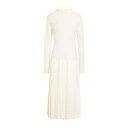 【送料無料】 ファビアナ フィリッピ レディース ワンピース トップス Midi dresses White