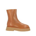 【送料無料】 ワンドラー レディース ブーツ シューズ Ankle boots Brown