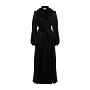【送料無料】 エムエスジイエム レディース ワンピース トップス Maxi dresses Black