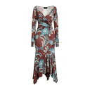 【送料無料】 エトロ レディース ワンピース トップス Midi dresses Red