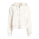 【送料無料】 トミー ヒルフィガー レディース パーカー・スウェットシャツ アウター Sweatshirts White