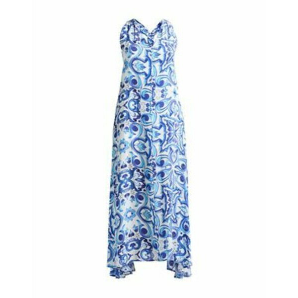 【送料無料】 イナ レディース ワンピース トップス Maxi dresses Blue
