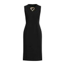 【送料無料】 モスキーノ レディース ワンピース トップス Midi dresses Black