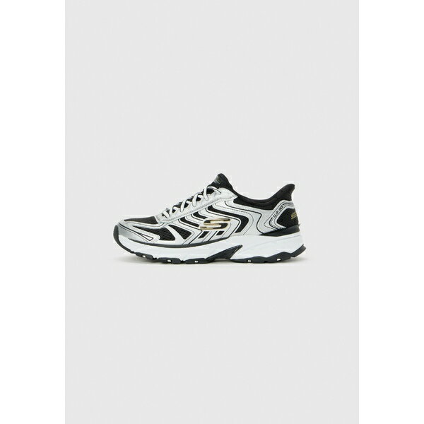 スケッチャーズ メンズ スニーカー シューズ STAMINA - Trainers - silver-coloured/black
