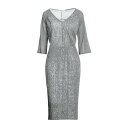  ピアヌラストゥーディオ レディース ワンピース トップス Midi dresses Grey