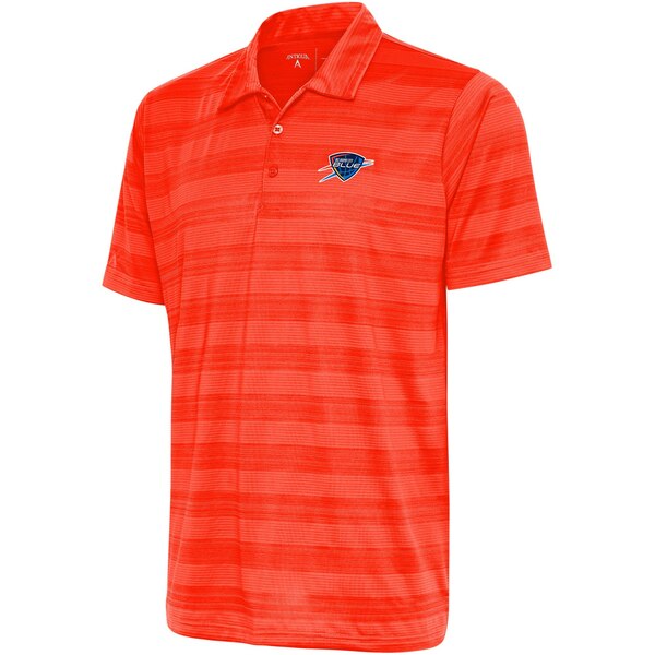 アンティグア メンズ ポロシャツ トップス Oklahoma City Blue Antigua Compass Polo Orange