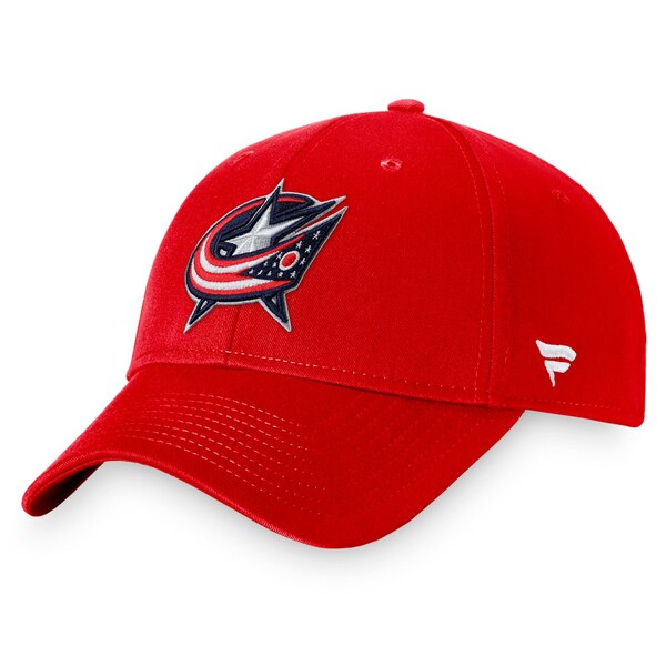 t@ieBNX Y Xq ANZT[ Columbus Blue Jackets Fanatics Core Adjustable Hat Red