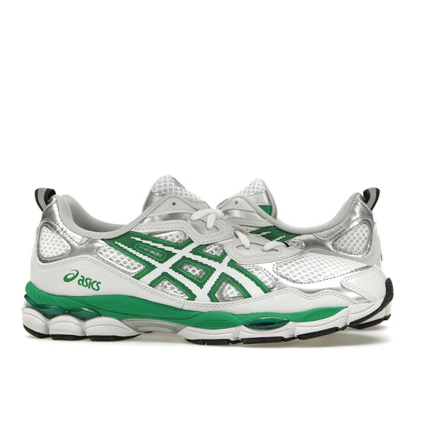 ASICS アシックス メンズ スニーカー 【ASICS Gel-NYC Hidden NY】 サイズ US_M_4.5 White/Green-Metallic Silver