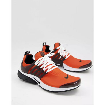 ナイキ メンズ スニーカー シューズ Nike Air Presto sneakers in orange/black Orange