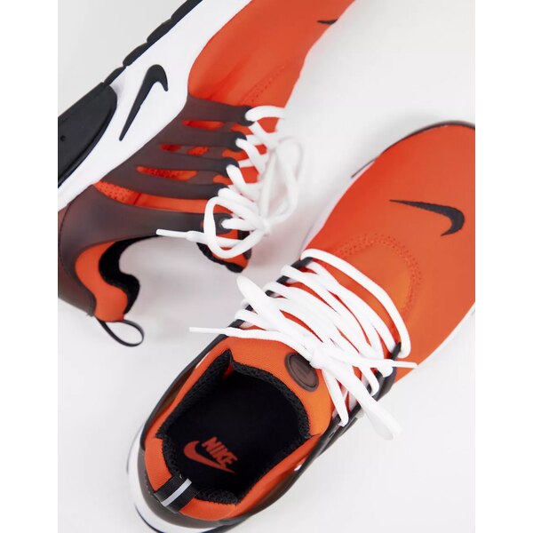 ナイキ メンズ スニーカー シューズ Nike Air Presto sneakers in orange/black Orange