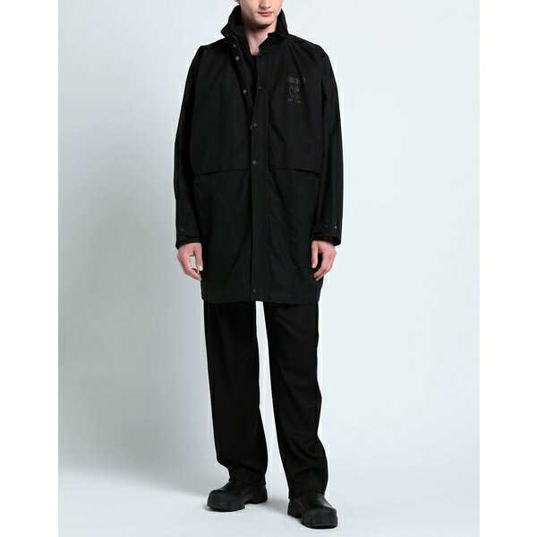 【送料無料】 モスキーノ メンズ ジャケット＆ブルゾン アウター Overcoats & Trench Coats Black