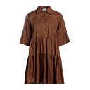 BERNA Fi s[X gbvX fB[X Short dresses Brown