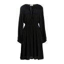 MOMON  s[X gbvX fB[X Midi dresses Black