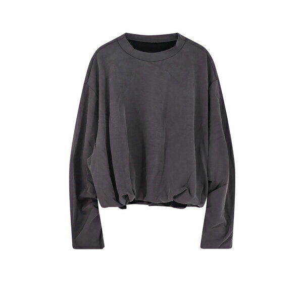 イクソス レディース ニット&セーター アウター Peter Pan Modal Blend Sweatshirt Grey