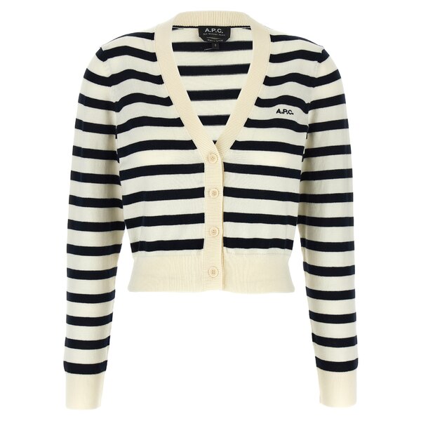 アーペーセー レディース ニット&セーター アウター 'gaelle' Cardigan Blue