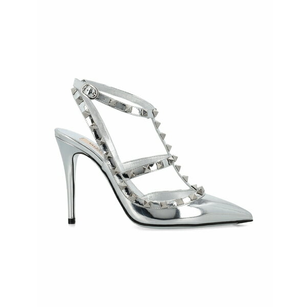 ヴァレンティノ ガラヴァーニ レディース ヒール シューズ Mirror Effect 'rockstud' Pump Silver