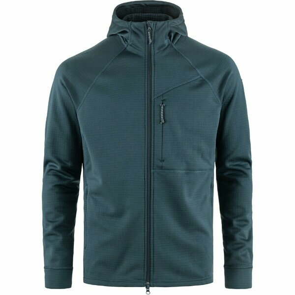 ե顼٥  ѡåȥ  Abisko Grid Fleece Hoodie Mountain Blu...