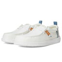 ヘイデュード メンズ スリッポン・ローファー シューズ Wally Summer Linen White/Stone Grey