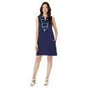 ハットレイ レディース ワンピース トップス Marin Shift Dress - Patriot Blue Patriot Blue
