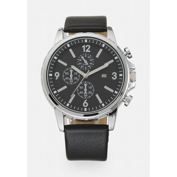 ピア ワン メンズ サンダル シューズ UNISEX - Chronograph watch - black/silver-coloured