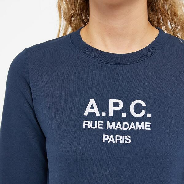 アーペーセー レディース パーカー・スウェットシャツ アウター A.P.C. Tina Sweat Blue