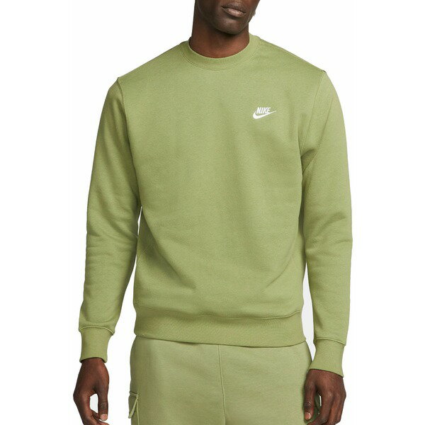 ナイキ メンズ パーカー・スウェットシャツ アウター Nike Men's Sportswear Club Crewneck Sweatshirt Alligator