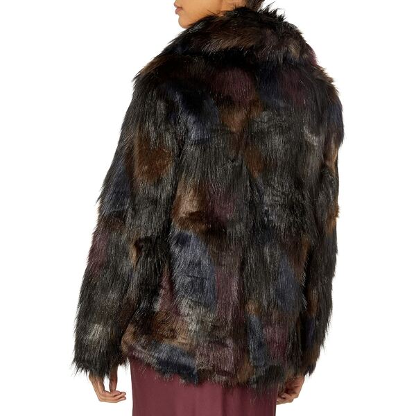 HOT安い レイチェルロイ レディース コート アウター Rachel Roy Women's Faux Fur Coat Multi：asty 高品質格安