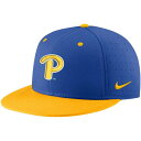 ナイキ メンズ 帽子 アクセサリー Pitt Panthers Nike Aero True Baseball Performance Fitted Hat Royal