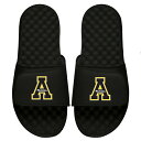 アイスライド メンズ サンダル シューズ Appalachian State Mountaineers ISlide Primary Logo Slide Sandals Black