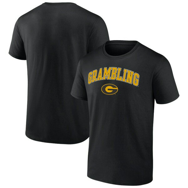 ファナティクス メンズ Tシャツ トップス Grambling Tigers Fanatics Branded Campus TShirt Black