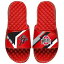 アイスライド メンズ サンダル シューズ Ohio State Buckeyes ISlide Starter Jacket Slide Sandals Red