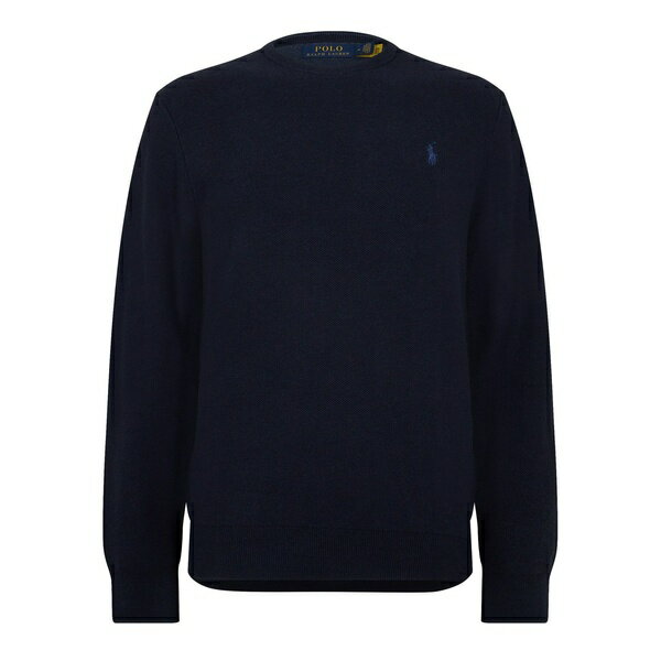 ラルフローレン 【送料無料】 ラルフローレン メンズ ニット&セーター アウター Textured Pony Jumper Navy