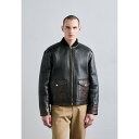 バリー メンズ サンダル シューズ Leather jacket - black