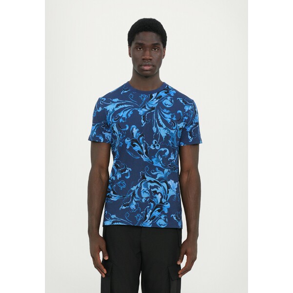 ベルサーチ メンズ サンダル シューズ ALL OVER - Print T-shirt - navy