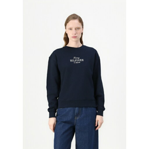 トミー ヒルフィガー レディース パーカー・スウェットシャツ アウター Sweatshirt - dark night navy トミー ヒルフィガー レディース パーカー・スウェットシャツ アウター Sweatshirt - dark night navy