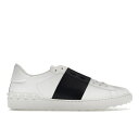 Valentino ヴァレンティノ メンズ スニーカー 【Valentino Garavani Open White Black Band White】 サイズ...