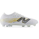 New Balance ニューバランス メンズ スニーカー 【New Balance Furon Elite FG V8 White Gold Silver】 サイズ US_8(26.0cm) White/Metallic Gold/Metallic Silver(4)