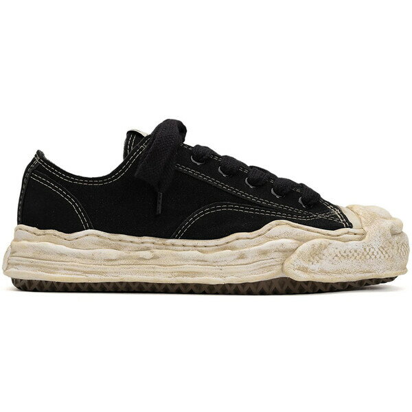 Maison Mihara Yasuhiro ミハラヤスヒロ メンズ スニーカー 【Maison Mihara Yasuhiro Hank OG Sole Suede Low Black White】 サイズ US_10(28.0cm) Black/White