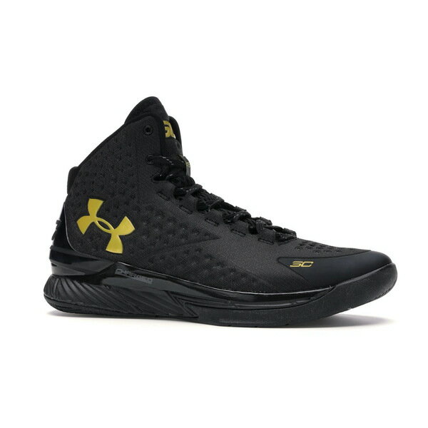 Under Armour アンダーアーマー メンズ スニーカー 【UA Curry 1 Black and Gold Banner】 サイズ US_8.5(26.5cm) Black/Black-Black
