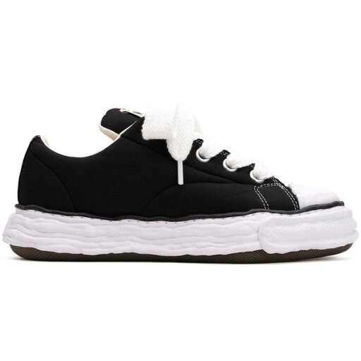 Maison Mihara Yasuhiro ミハラヤスヒロ メンズ スニーカー 【Maison Mihara Yasuhiro Peterson 23 OG Sole Padded Canvas Low Black White】 サイズ US_10(28.0cm) Black/White
