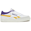 Reebok リーボック メンズ スニーカー 【Reebok Club C Revenge White Bold Purple】 サイズ US_10(28.0cm) Footwear White/Collegiate Gold/Bold Purple
